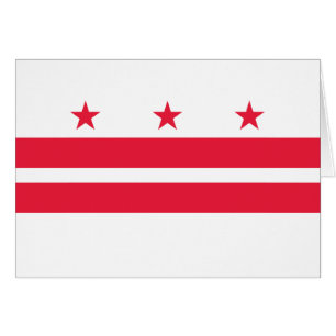 Staatsflagge der Washington DC
