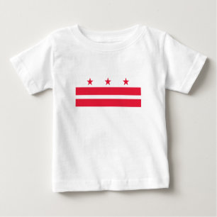 Staatsflagge der Washington DC Baby T-shirt