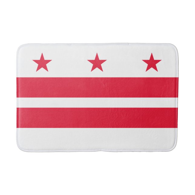 Staatsflagge der Washington DC Badematte (Vorderseite)