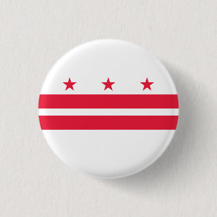 Staatsflagge der Washington DC Button