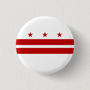 Staatsflagge der Washington DC Button