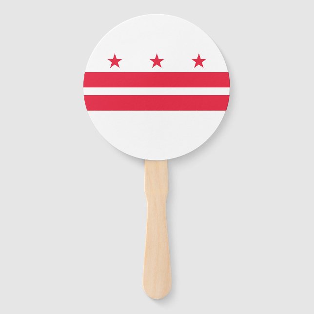 Staatsflagge der Washington DC Fächer (Vorderseite)