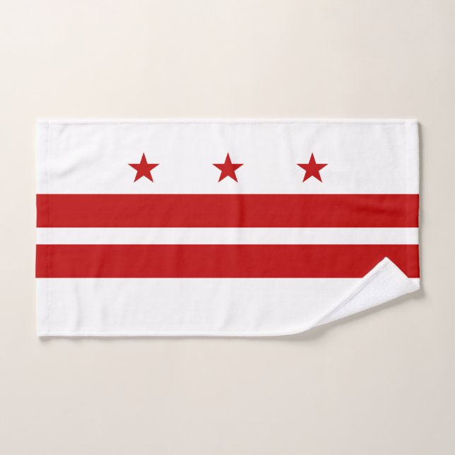 Staatsflagge der Washington DC Handtuch (Handtuch)