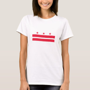 Staatsflagge der Washington DC T-Shirt
