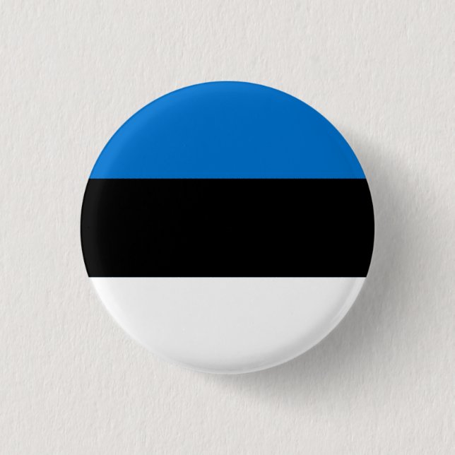 Staatsflagge Estlands Button (Vorderseite)