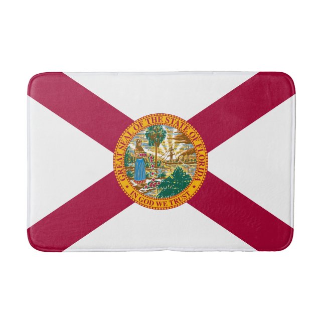 Staatsflagge Florida Badematte (Vorderseite)
