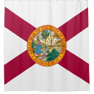 Staatsflagge Florida Duschvorhang