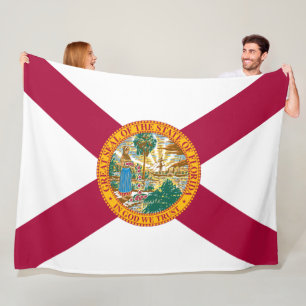 Staatsflagge Florida Fleecedecke