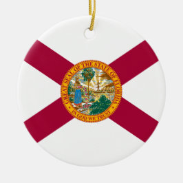 Staatsflagge Florida Keramik Ornament