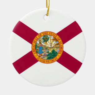 Staatsflagge Florida Keramik Ornament
