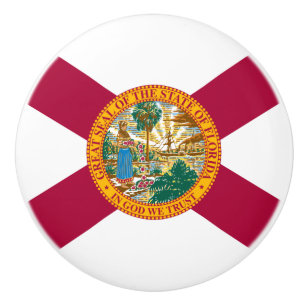 Staatsflagge Florida Keramikknauf