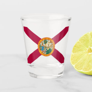 Staatsflagge Florida Schnapsglas