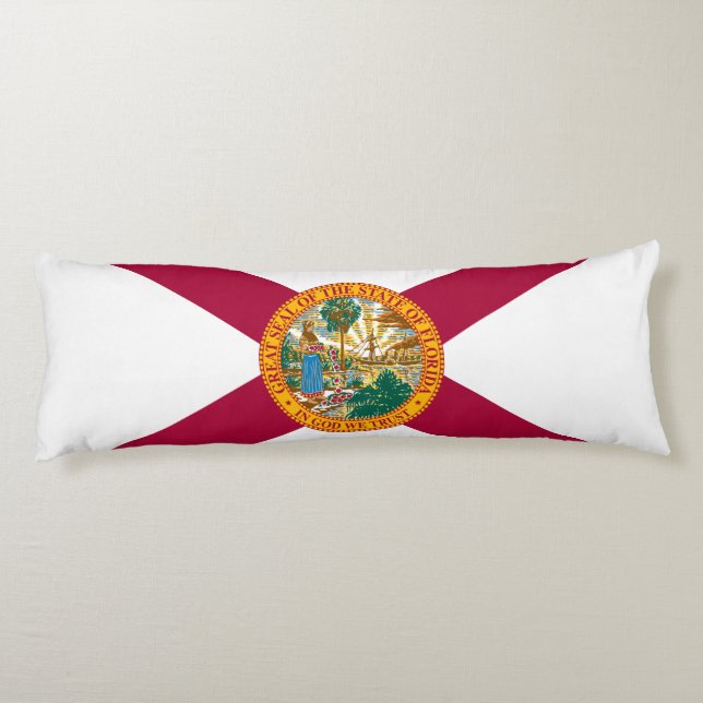 Staatsflagge Florida Seitenschläferkissen (Rückseite)