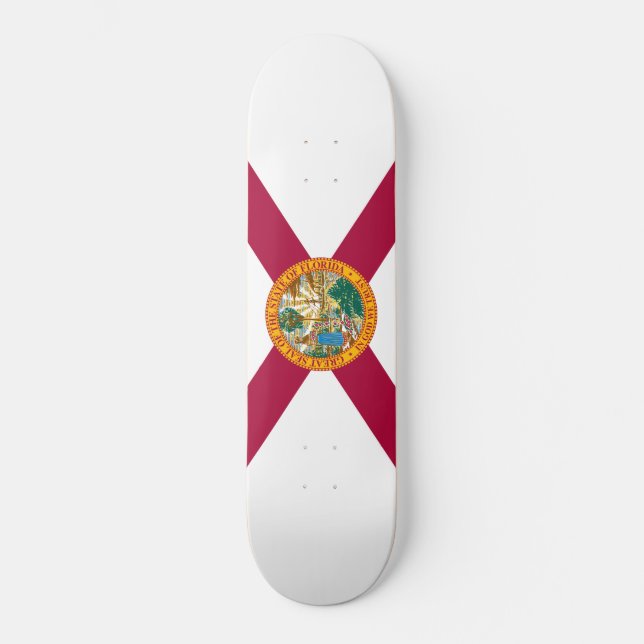 Staatsflagge Florida Skateboard (Vorderseite)