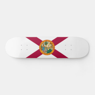 Staatsflagge Florida Skateboard