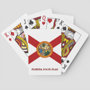 Staatsflagge Florida Spielkarten