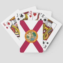 Staatsflagge Florida Spielkarten