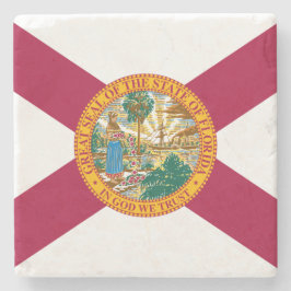 Staatsflagge Florida Steinuntersetzer