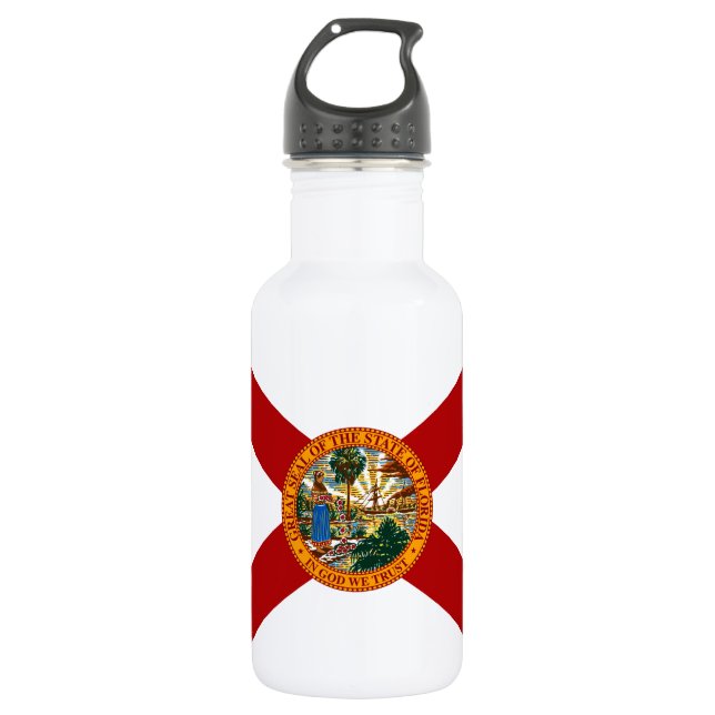 Staatsflagge Florida Trinkflasche (Vorderseite)
