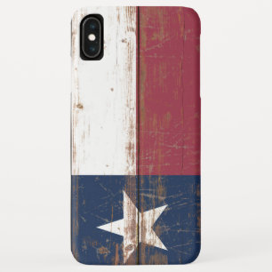Staatsflagge für altes Holz und Texas Case-Mate iPhone Hülle
