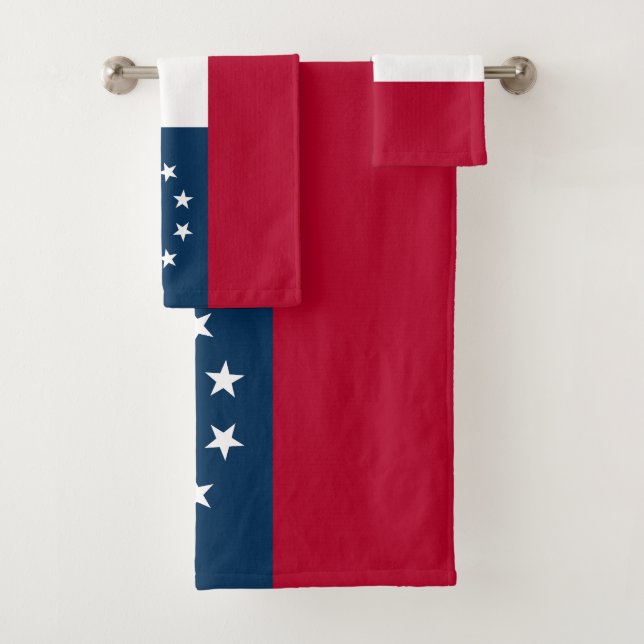 Staatsflagge Georgiens Badhandtuch Set (Insitu)