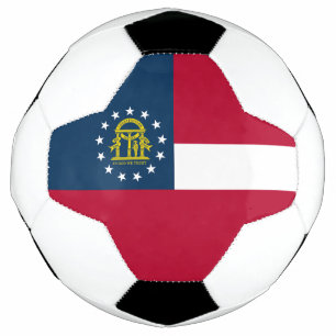 Staatsflagge Georgiens Fußball