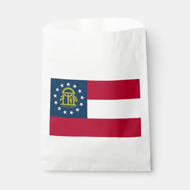 Staatsflagge Georgiens Geschenktütchen (Vorderseite)