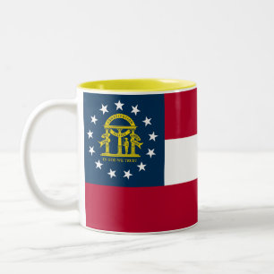 Staatsflagge Georgiens Zweifarbige Tasse