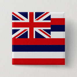 Staatsflagge Hawaii Button