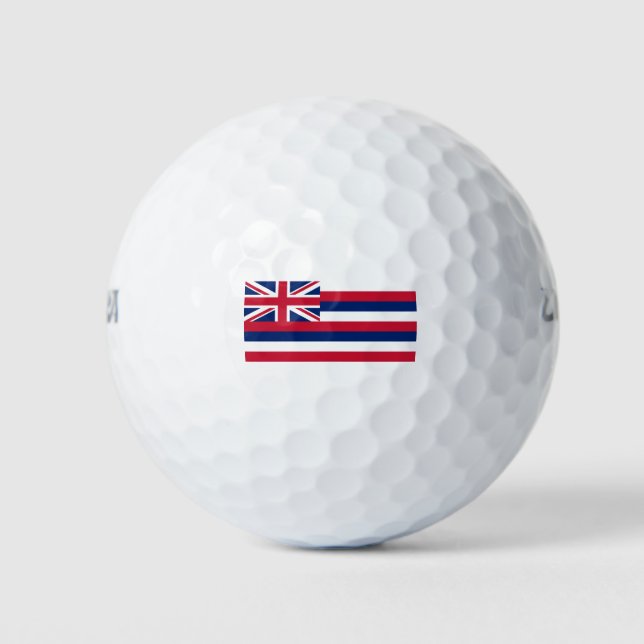 Staatsflagge Hawaii Golfball (Vorderseite)