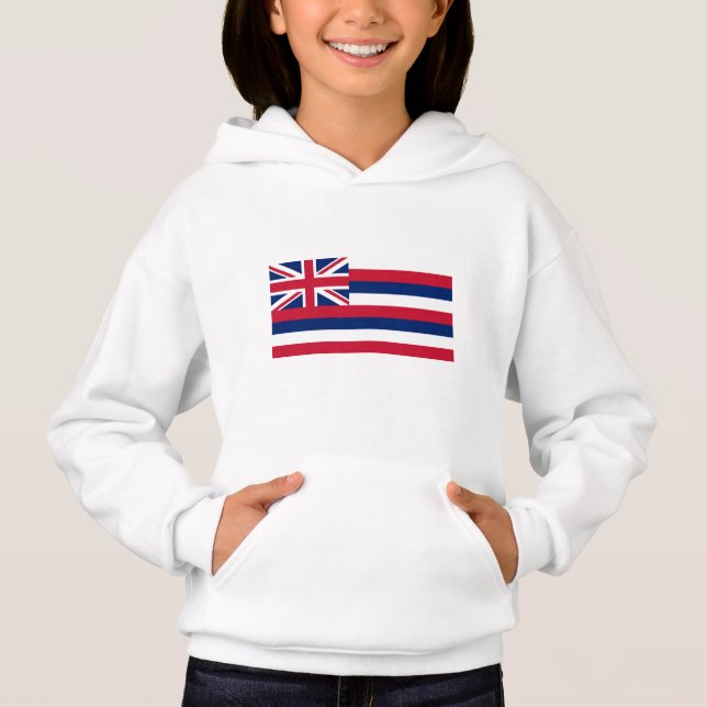 Staatsflagge Hawaii Hoodie (Vorderseite)