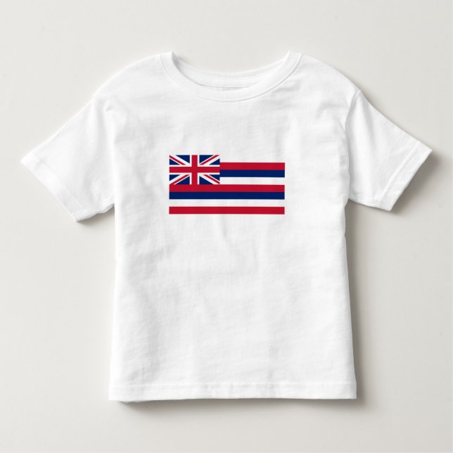 Staatsflagge Hawaii Kleinkind T-shirt (Vorderseite)