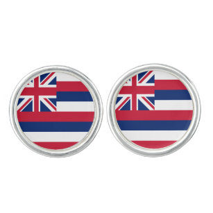 Staatsflagge Hawaii Manschetten Knöpfe