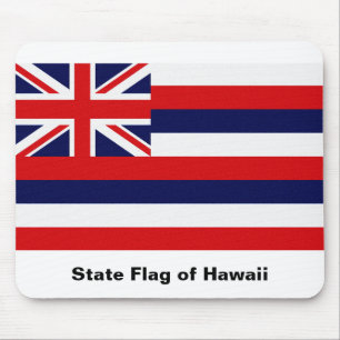Staatsflagge Hawaii Mousepad