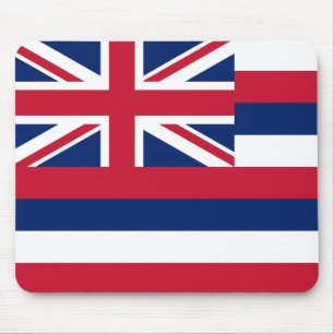 Staatsflagge Hawaii Mousepad