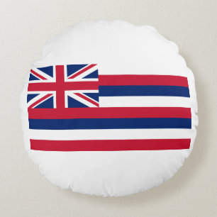 Staatsflagge Hawaii Rundes Kissen