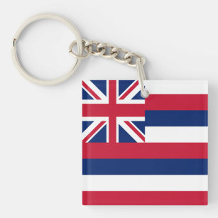 Staatsflagge Hawaii Schlüsselanhänger