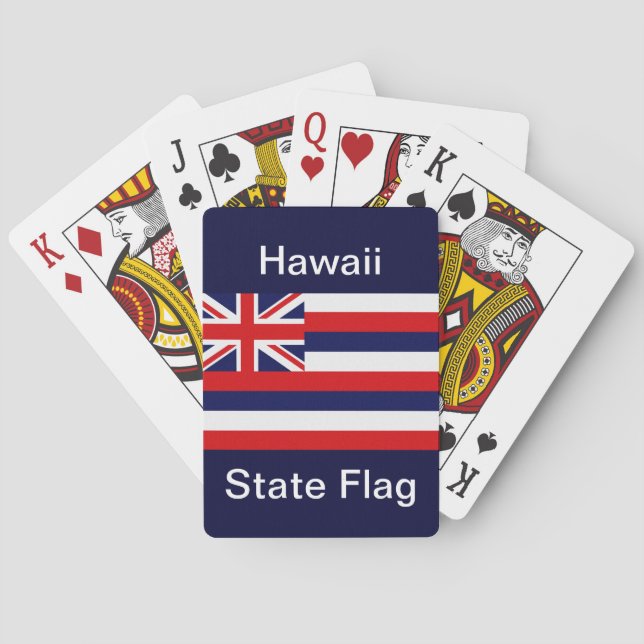 Staatsflagge Hawaii Spielkarten (Rückseite)