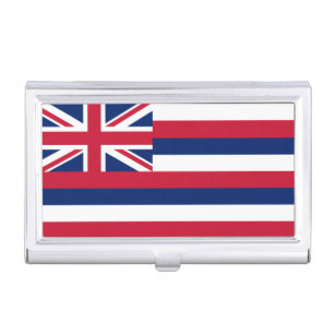 Staatsflagge Hawaii Visitenkarten Dose