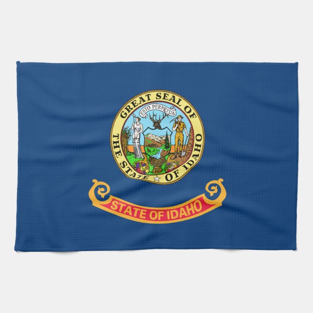 Staatsflagge Idaho Handtuch (Horizontal)