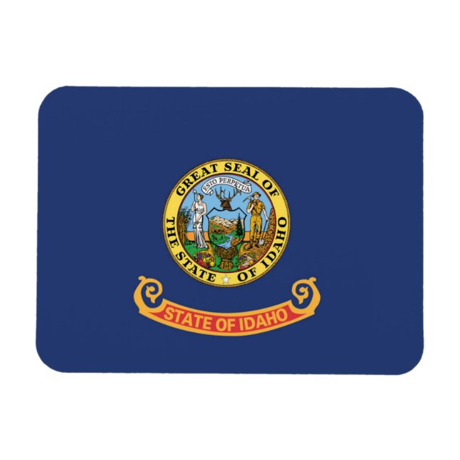 Staatsflagge Idaho, USA Magnet (Horizontal)
