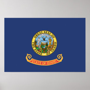 Staatsflagge Idaho, USA Poster