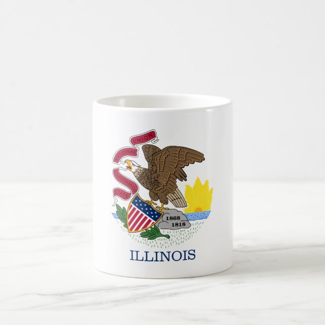 Staatsflagge Illinois Kaffeetasse (Mittel)