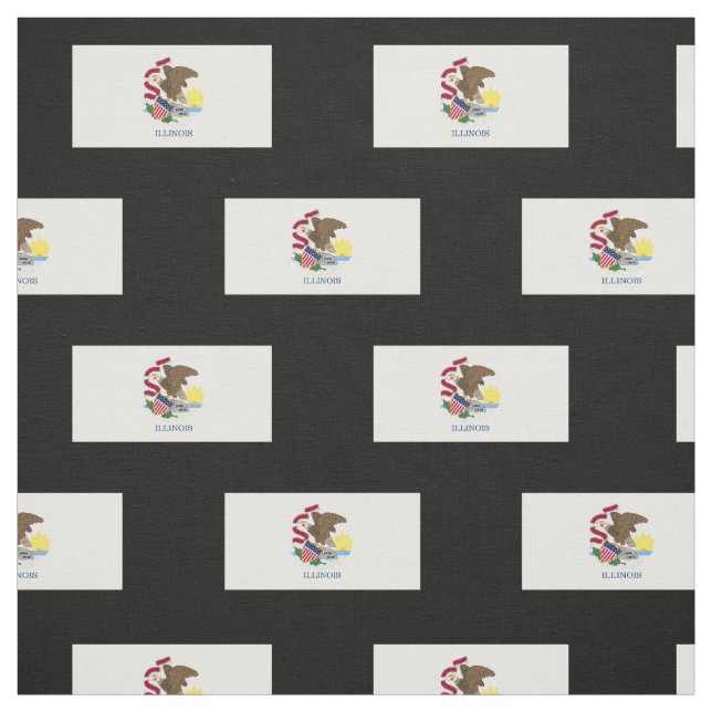 Staatsflagge Illinois Stoff (Muster)