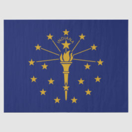 Staatsflagge in Indiana Seidenpapier