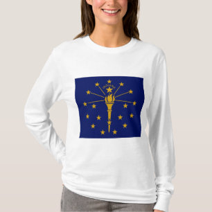 Staatsflagge in Indiana T-Shirt