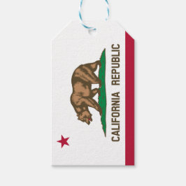 Staatsflagge in Kalifornien Geschenkanhänger