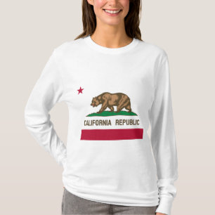 Staatsflagge in Kalifornien T-Shirt
