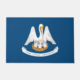Staatsflagge in Louisiana Fußmatte