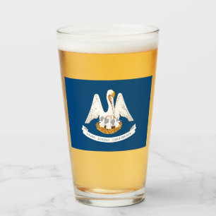 Staatsflagge in Louisiana Glas